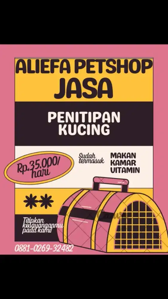 Grooming dan penitipan (kucing dan Kelinci)