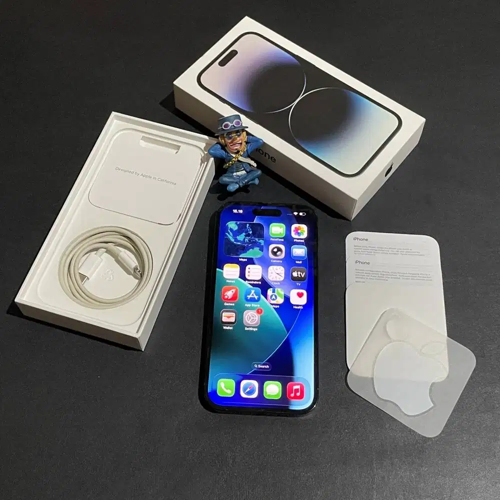 iPhone 14 Pro 128gb Space Black iBox Fullset Ori
