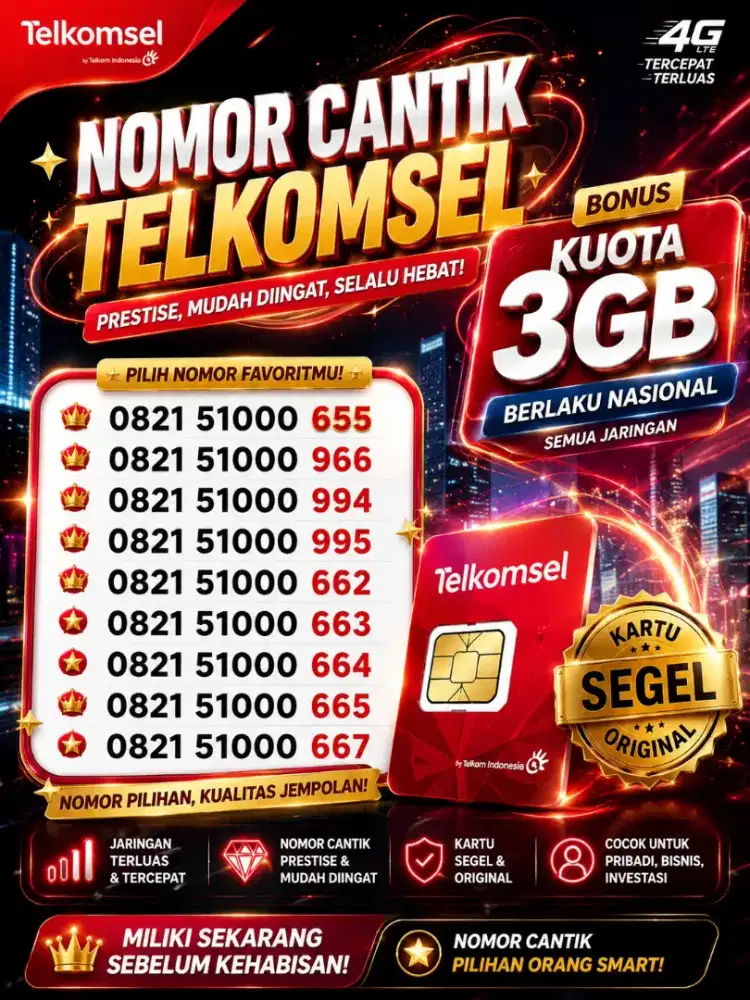 Nomor Cantik Telkomsel