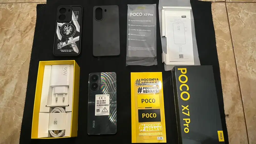 POCO X7 PRO 12/512 99% MULUS BH 99% PEMAKAIAN MARET GARANSI PANJANGG
