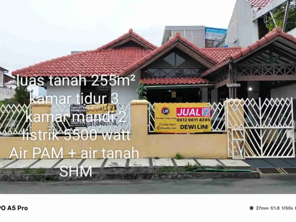Dijual rumah di karawaci lokasi strategis