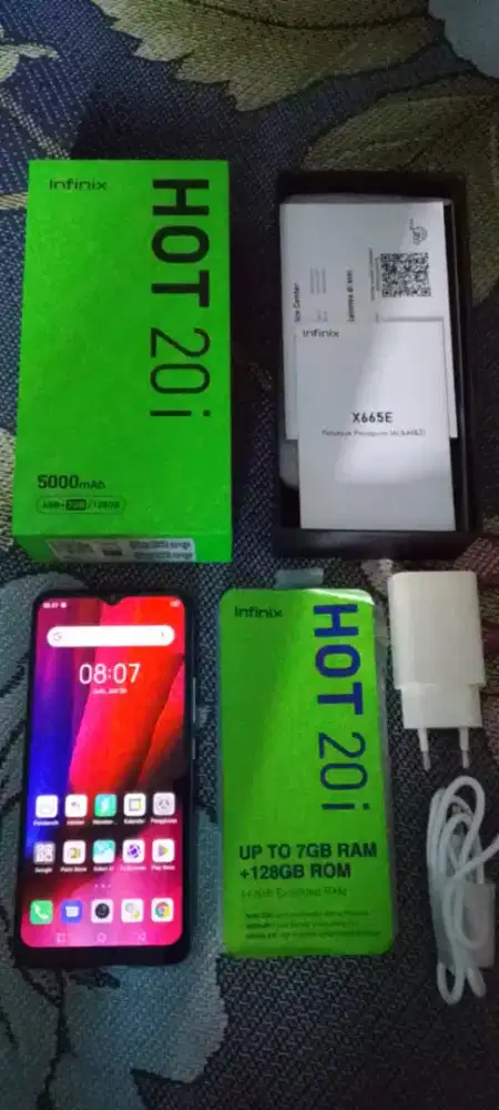 Infinix hot 20i full set ram 4/64