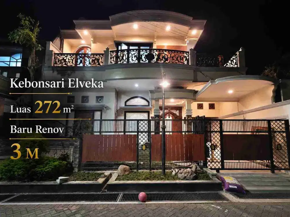 Sudah Renov - Siap Huni‼Rumah Kebonsari Elveka