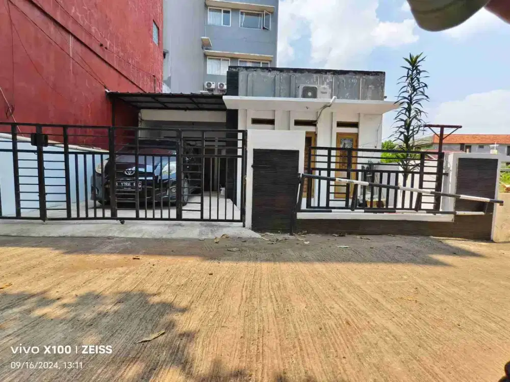 Rumah 1 Lantai Full Furnished di Kukusan dengan Tekhnik UI dan Tol Kukusan