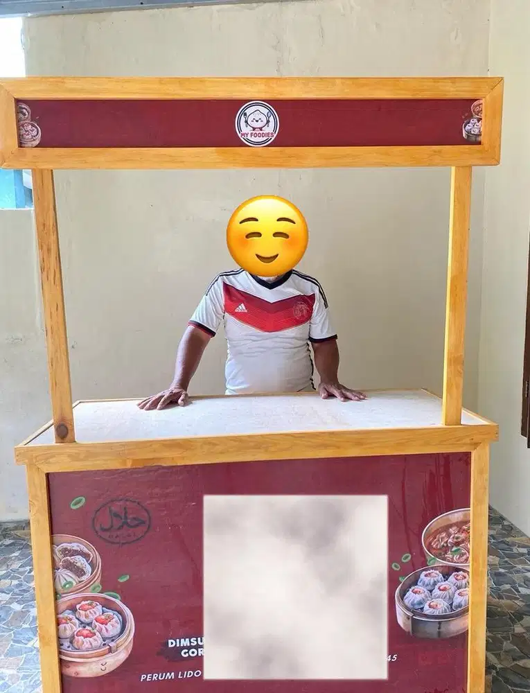 Booth Portable Kayu