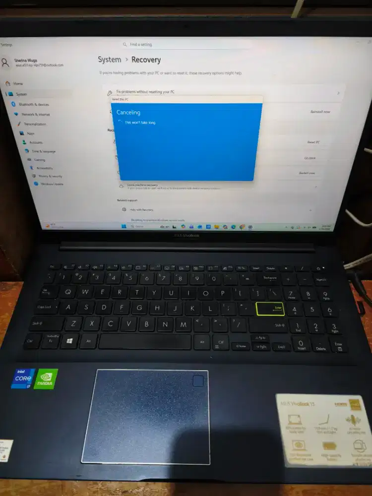 LAPTOP SECOND/ BEKAS ASUS VIVOBOOK 15 A513 i7 gen 11
