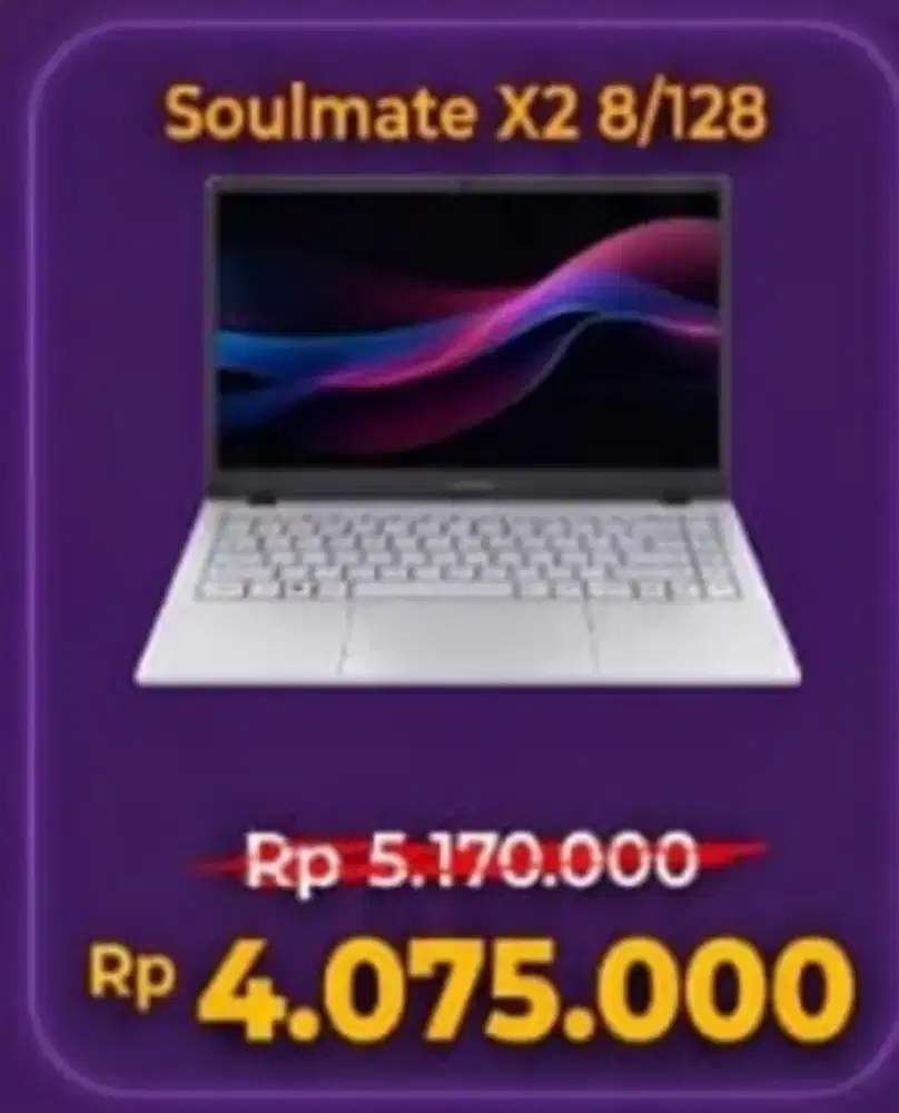 Laptop Murah dan berkualitas Advan Soulmate X2 di KLA Komputer