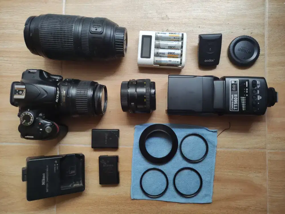 Nikon D3200 paket lengkap