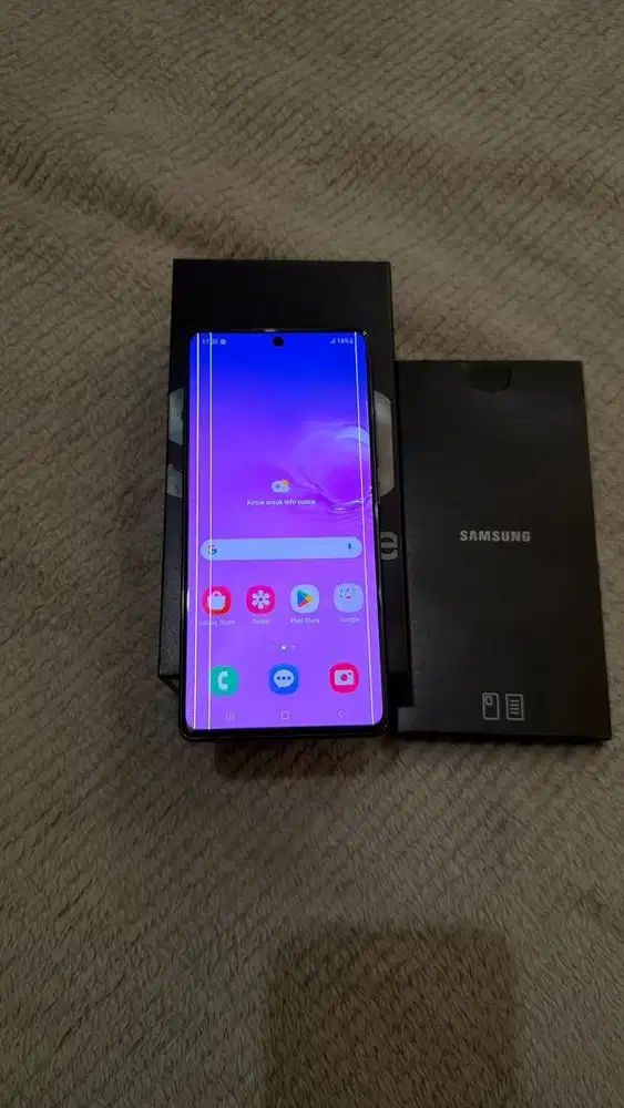 Samsung S10 Lite Black 8/128GB SEIN Lengkap