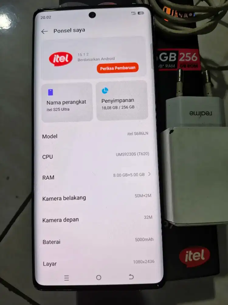 Itel s25 ultra minus fisik harga net