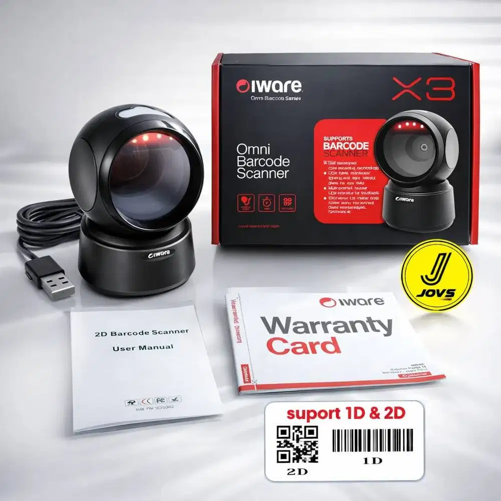 Barcode Scanner Iware X-Series 208 2D Omni USB