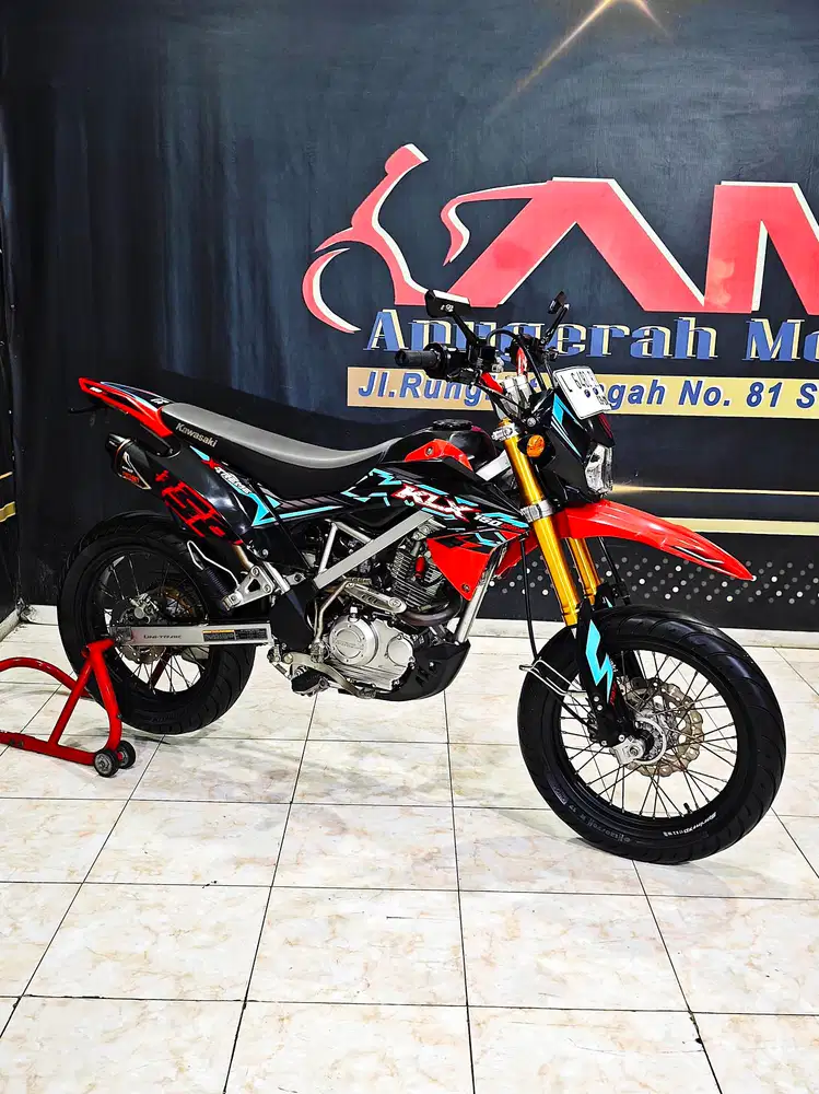 Klx Bf extrem 150cc bonus velg tapak lebar joss.Anugerah motor rungkut
