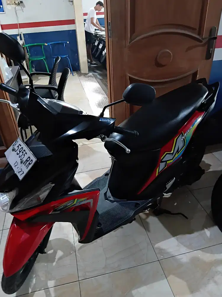 Mio 125 f1 hitam merah 2022 Gbm dp500rb 3thn 627