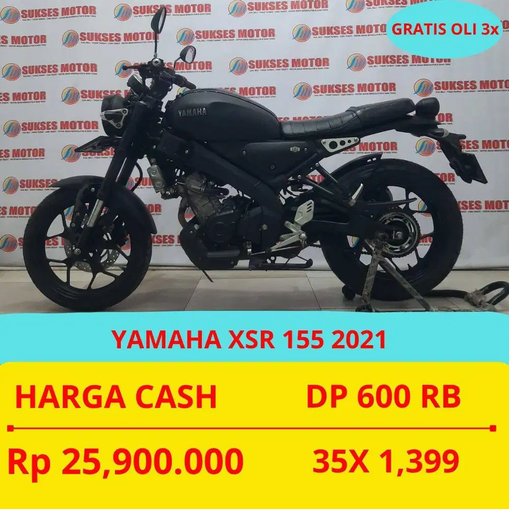 YAMAHA XSR 155 2021 DP MURAH 600 RIBU GUYS