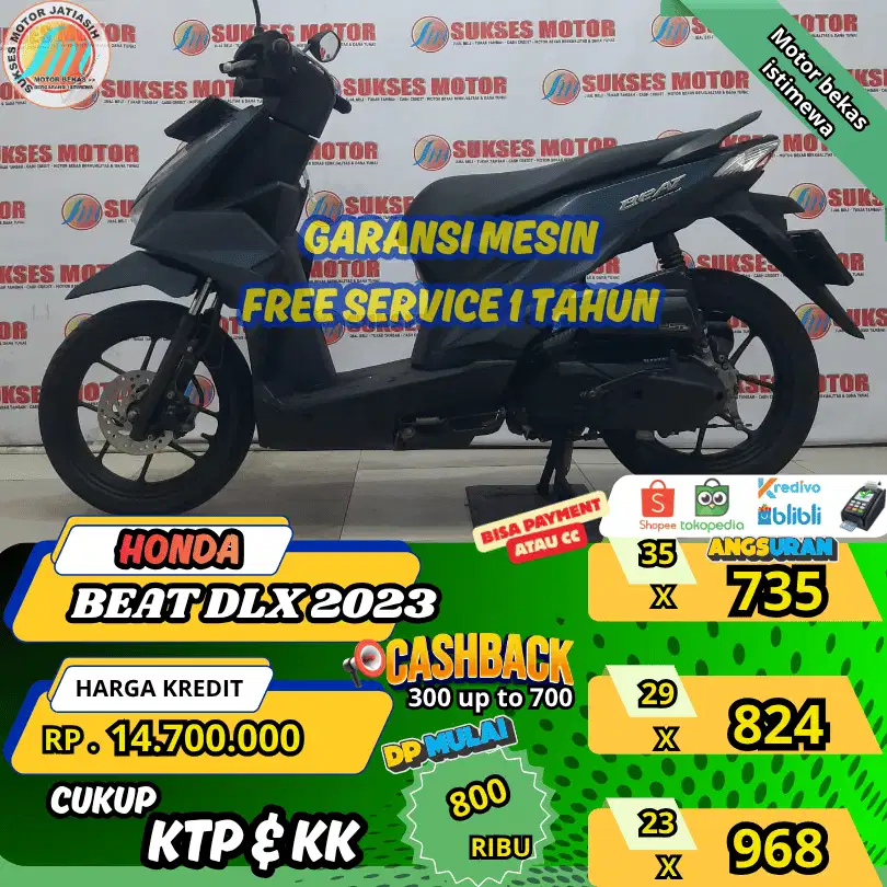HONDA DELUXE 2023 PROMO PAMERAN SUKSES SYRTKTP&KK(SUKSESMOTOR)