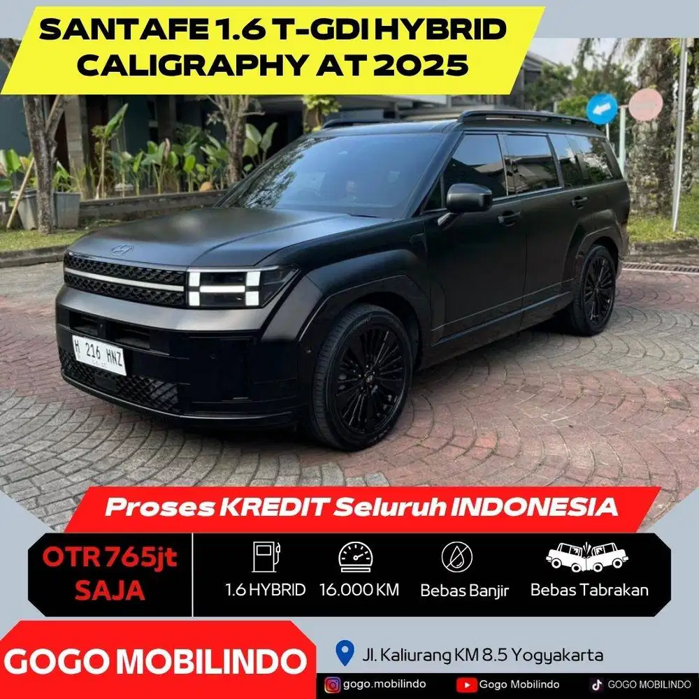 Hyundai All New Santafe Hybrid Caligraphy Matic 2025 DP Minim Fortuner