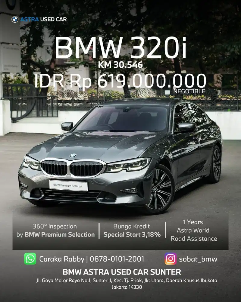 Bmw 320i special condition G20 authorize dealer