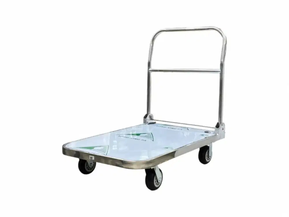 TROLI BARANG/TROLI DORONG/TROLI LIPAT 400KG STAINLESS STEEL