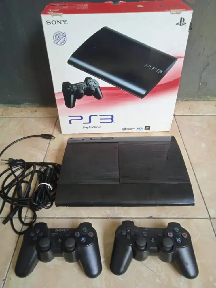 PS3 super slim 500gb normal fullset mulus Poris Plawad