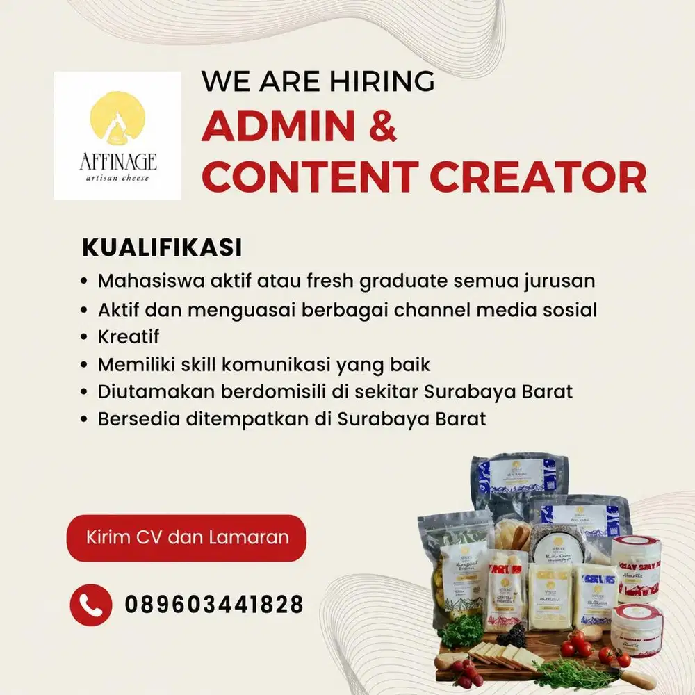 Admin & content creator