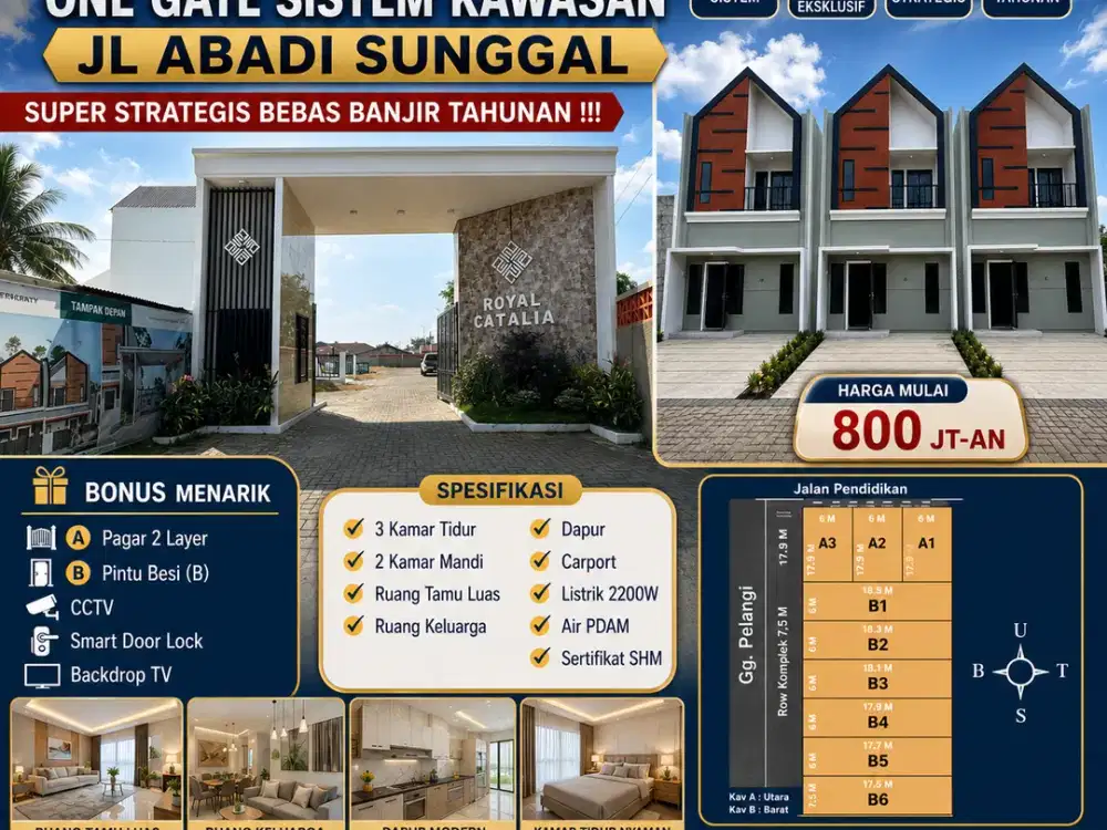 ONE GATE LAHAN LUAS POSISI TENGAN KOTA | KAWASAN JL ABADI RINGROAD MEDAN SUNGGAL