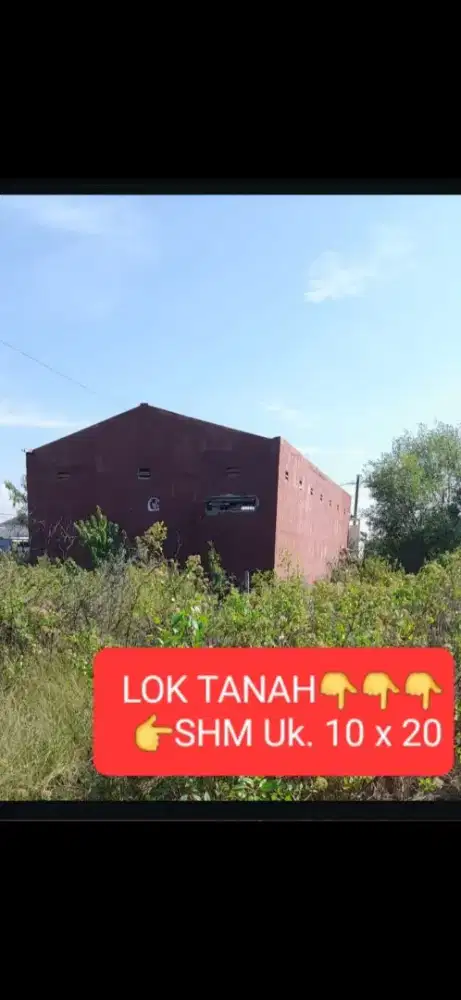 DIJUAL CEPAT TANAH SHM 10X20 SHM