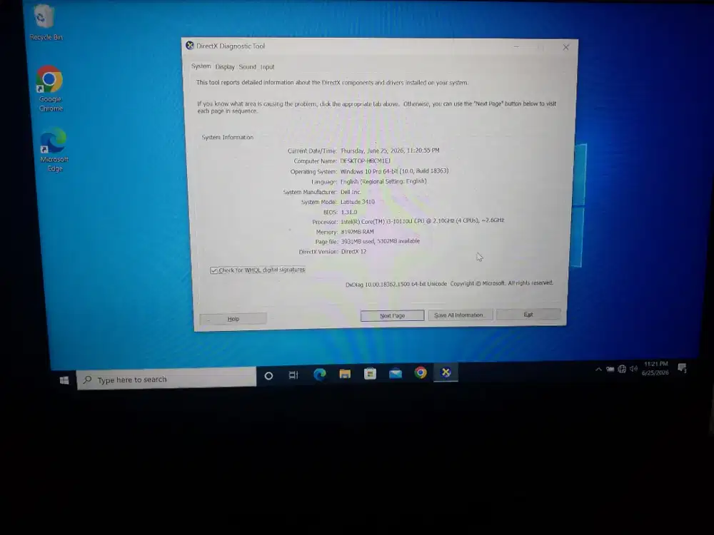 Dell Latitude 3410