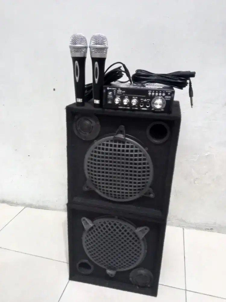 Paket lengkap Home karoke 8 in