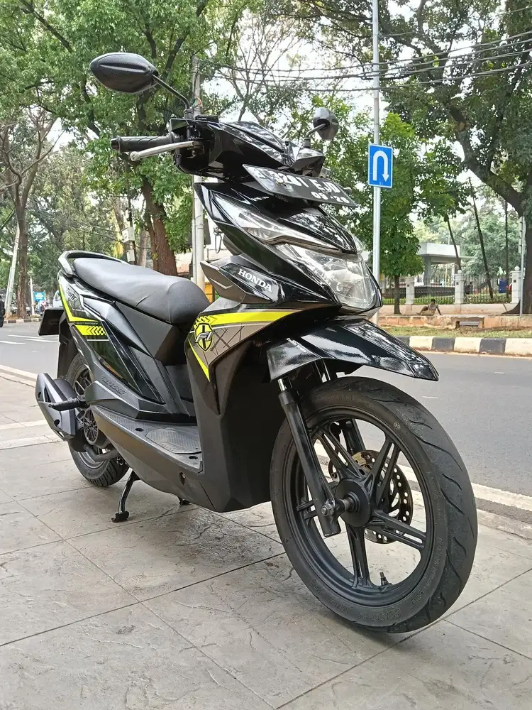 DIJUAL CASH HONDA BEAT ECO CBS FI THN 2016 PJK IDUP SIAP PAKAI