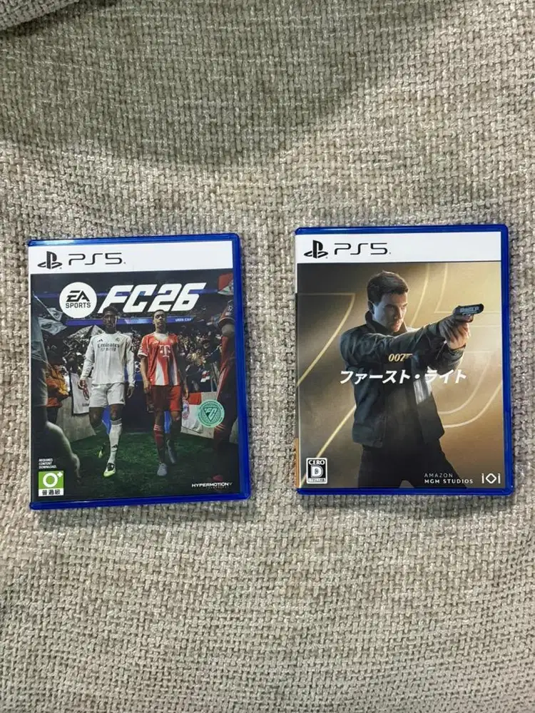 Dijual kaset ps 5 FC 26 & JAMES BOND 007 FIRST LIGHT