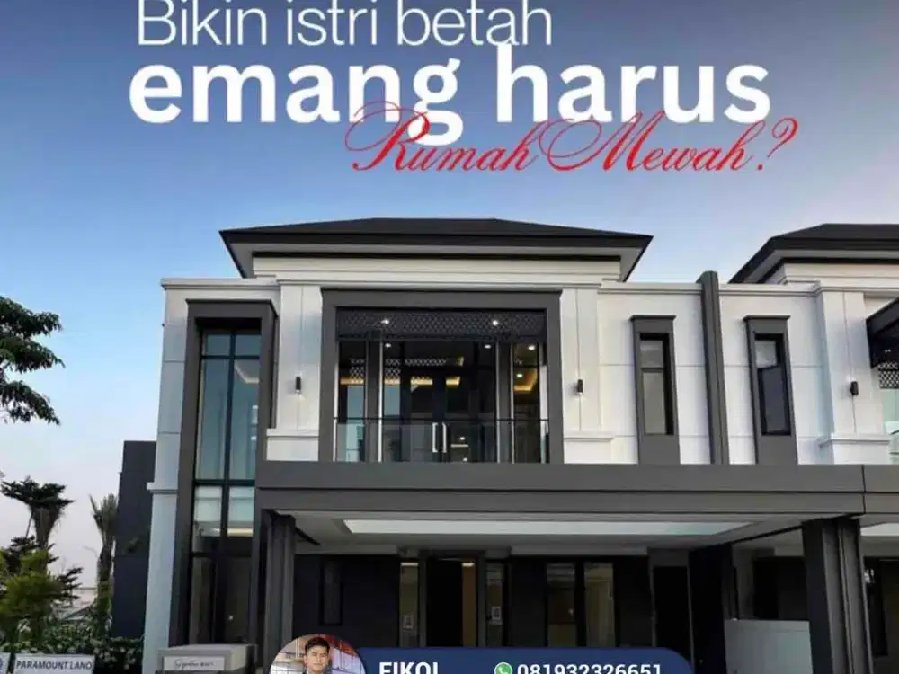 Rumah Mewah Gading Serpong Matera Signature 12x20 Timeless Luxury Living