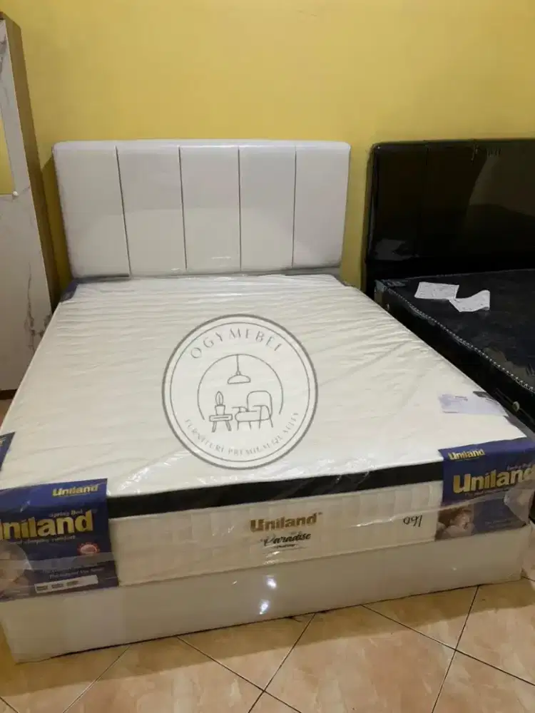 READY DIVAN SET SPRINGBED UNILAND UK 160 TERMURAH