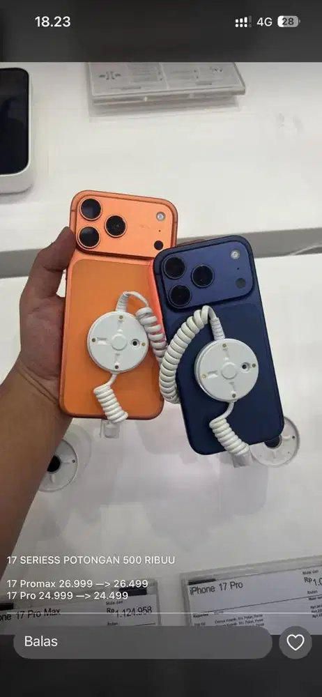IPHONE 17PRO SERIES, FREE CICILAN 2x . SYARAT KTP AJA UNTUK CICILAN