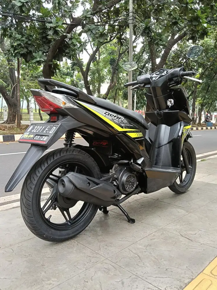 DIJUAL CASH HONDA BEAT ECO CBS FI THN 2016 PJK IDUP SIAP PAKAI