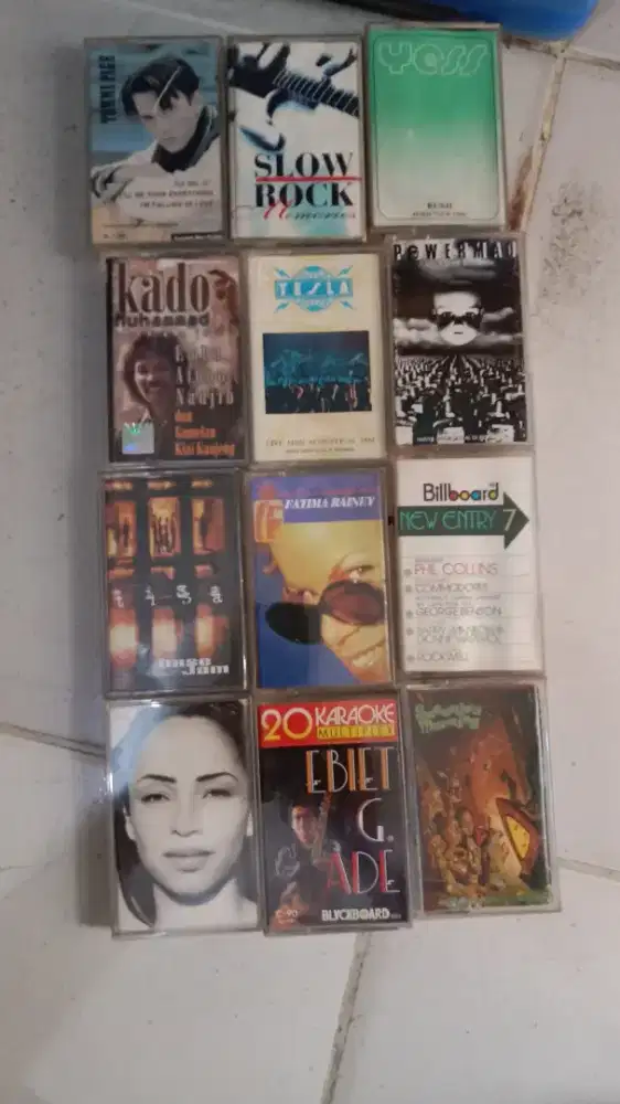 Paket kaset tape jadul bebas jamur