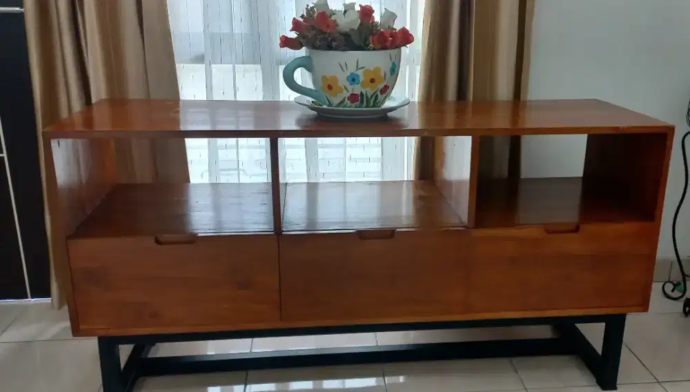 MEJA /BUFFET MEWAH.BAHAN KAYU JATI PREMIUM TURUM HARGA