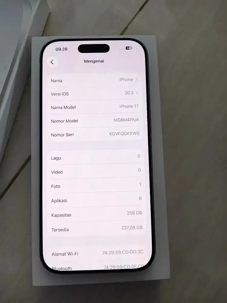 iPhone 17 256GB Lavender iBox BNOB