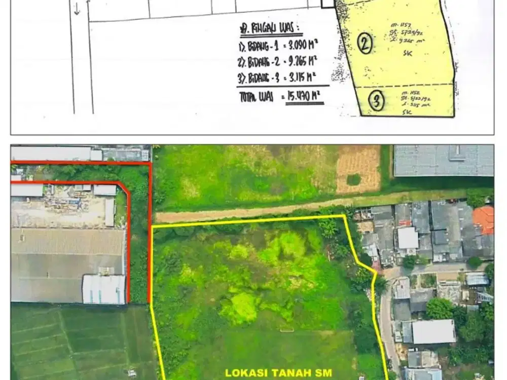 Dijual Tanah zona Industri  TANGERANG | JATAKE