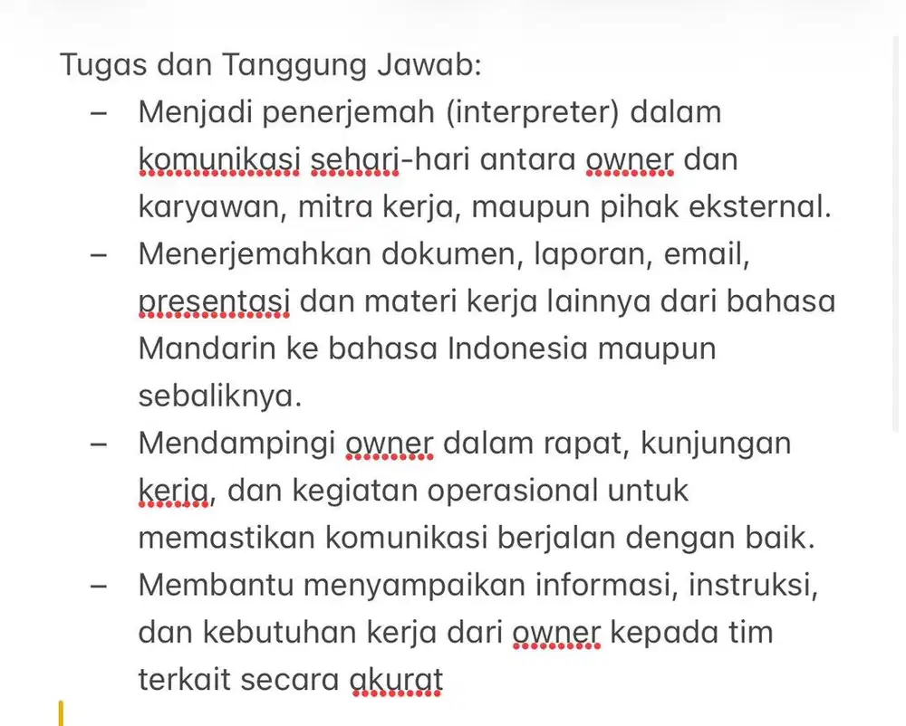 Dibutuhkan Cepat Lowongan Kerja Penerjamah Translator Mandarin