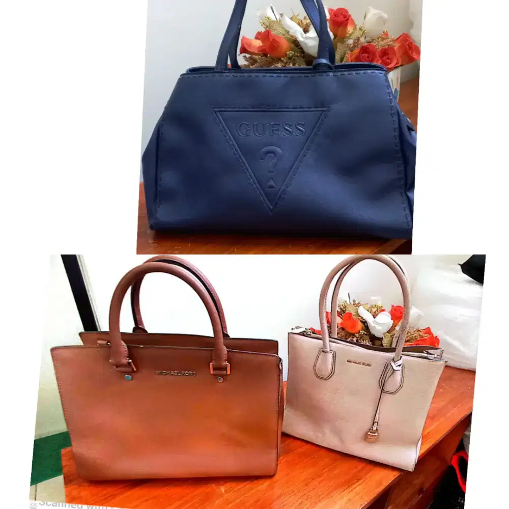 TAS WANITA MEWAH ORI MERK GUESS &MICHAEL KORS DIJUAL MURAH