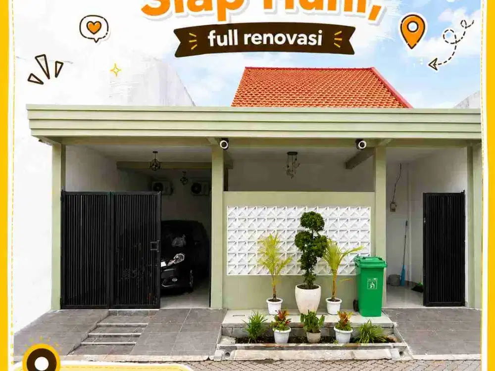 Karangpilang Surabaya | Jual Rumah 144 m² Griya Kebraon Greensmart Grand Harvest Kedurus Mastrip Tol Gunungsari