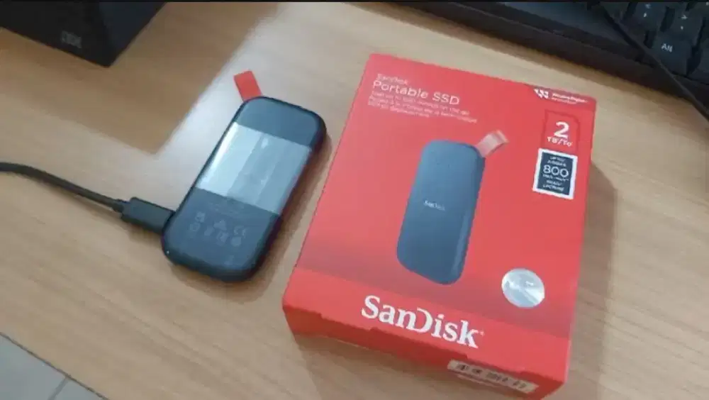 HARDISK PORTABLE SANDISK E30 2TB 3.2 (up to 800 MBps)