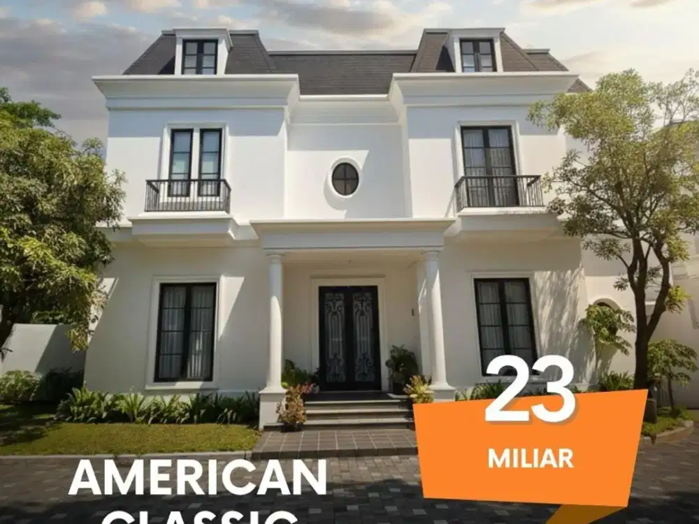 Turun Harga Rp2 Miliar! Rumah American Classic dalam Cluster Eksklusif di Fatmawati Jakarta Selatan – Dekat Jakarta Intercultural School, Pondok Indah