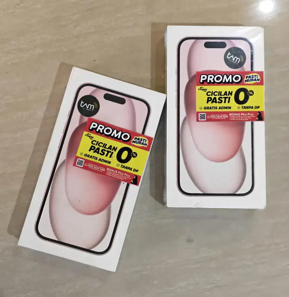 Promo Kredit iPhone 15 128 GB Free 2x Angsuran Proses Cepat Anti Ribet