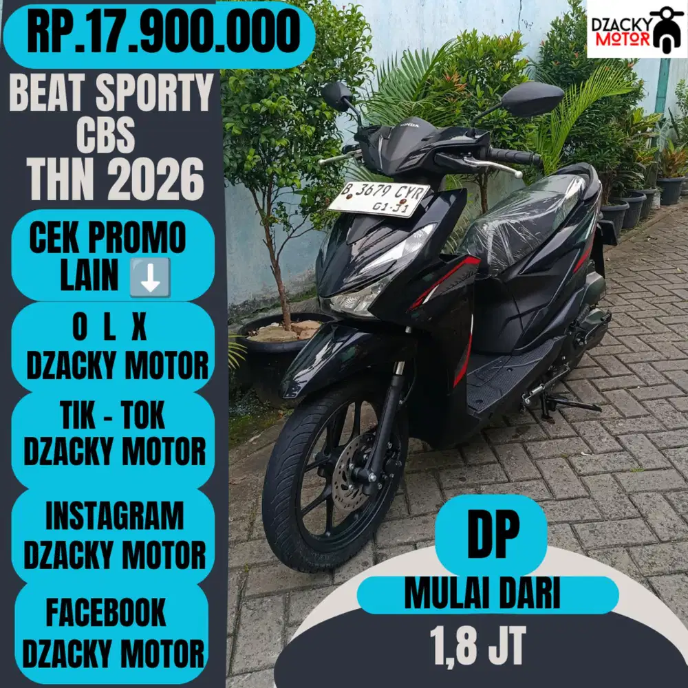 BEAT SPORTY CBS TAHUN 2026 SECOND LIKE NEW
