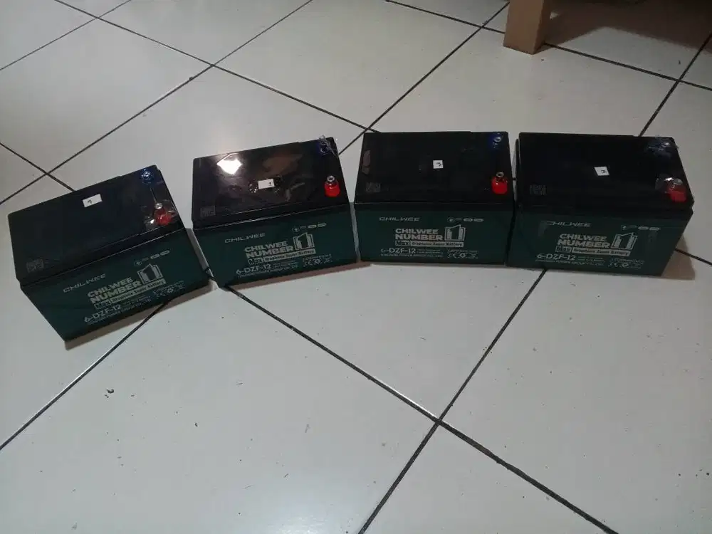 Aki sepeda listrik 12v 12ah Goda Original
