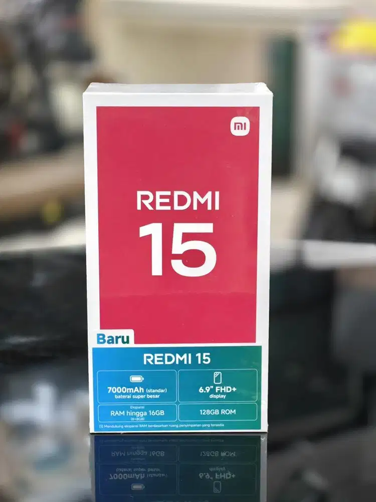 REDMI 15 8/128 Gb Garansi Resmi 15 Bulan