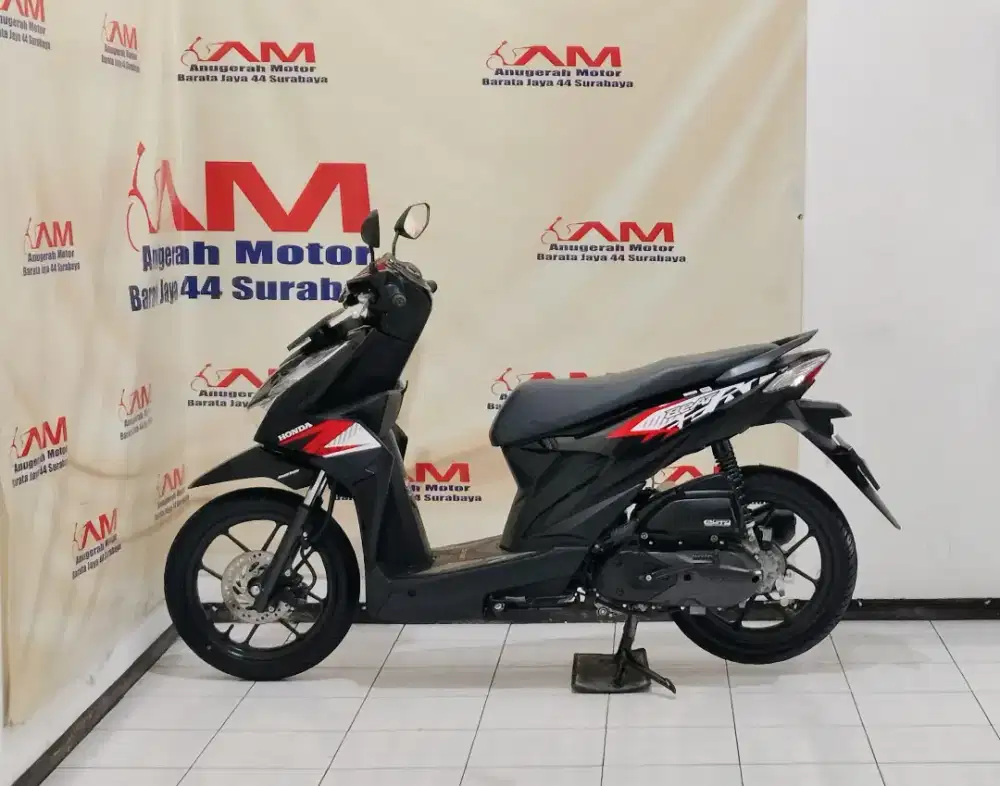 Am Barata #Km 13 Ribu Honda Beat CBS tahun 2023 Hitam