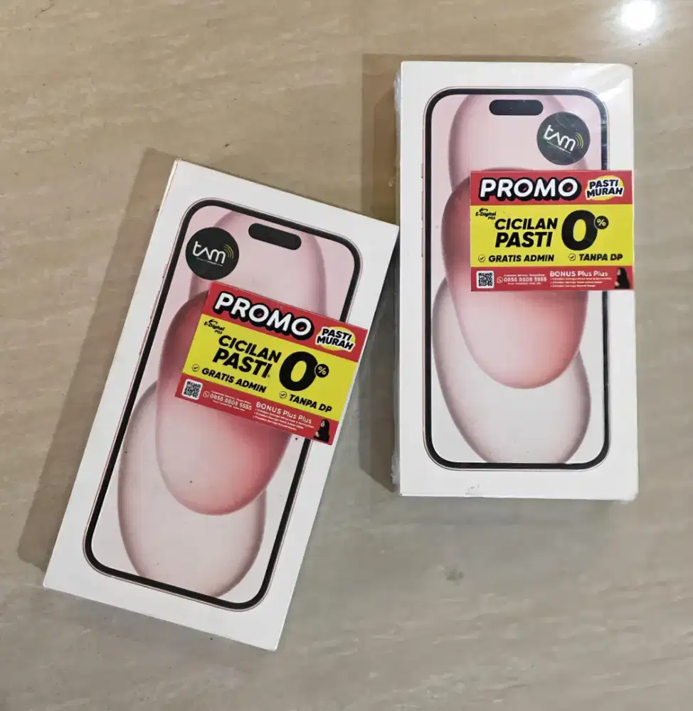 Promo Kredit iPhone 15 128 GB Free 2x Angsuran Proses Cepat Anti Ribet