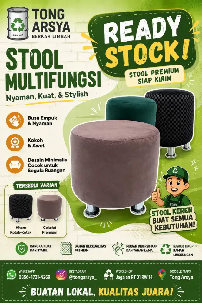 Stool Jamur Kursi Empuk